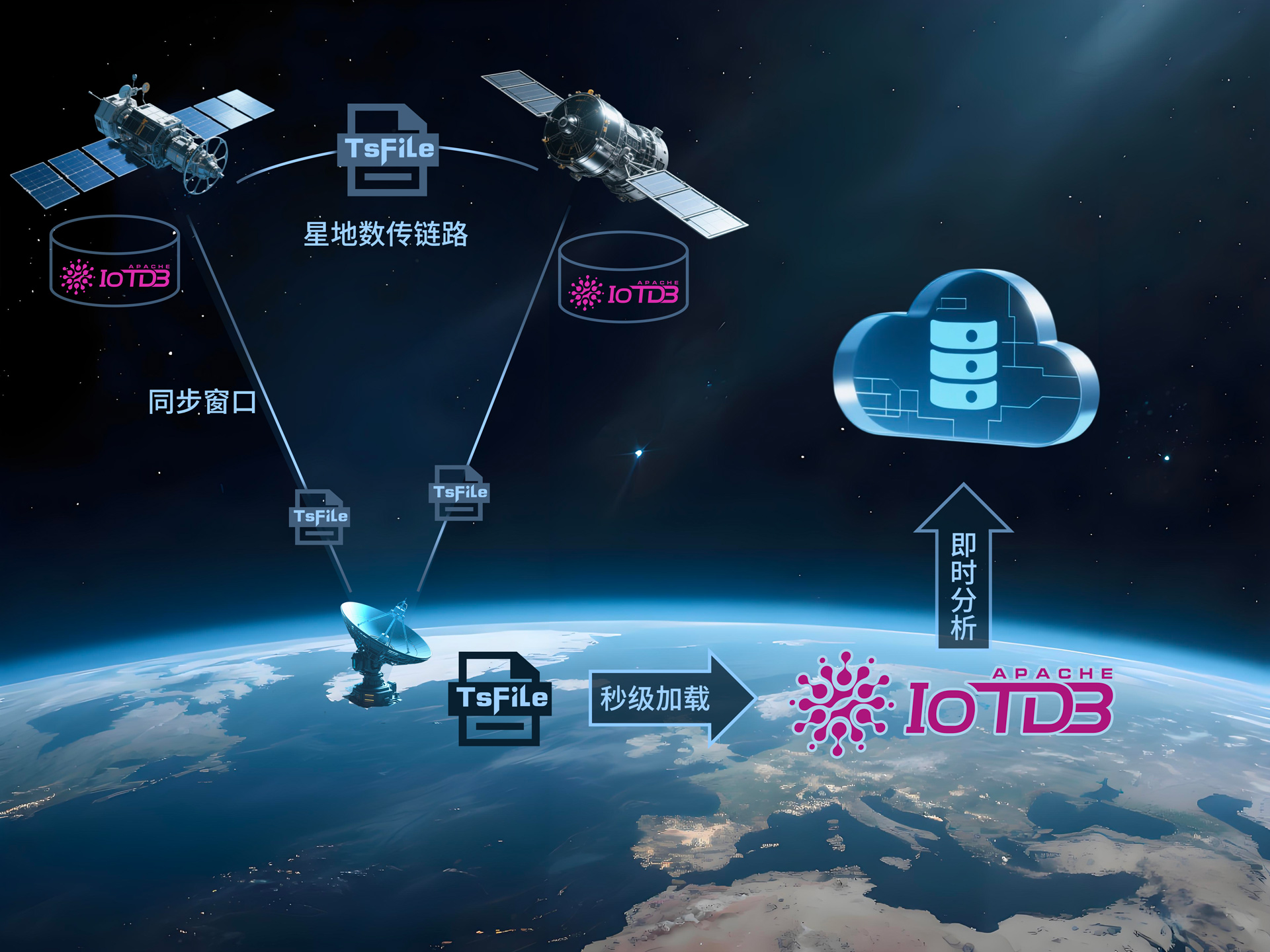 20250519-国产时序数据库助力朱雀二号发射-ApacheIOTDB-IoTDB 在北邮二号、三号的整体应用架构.jpg