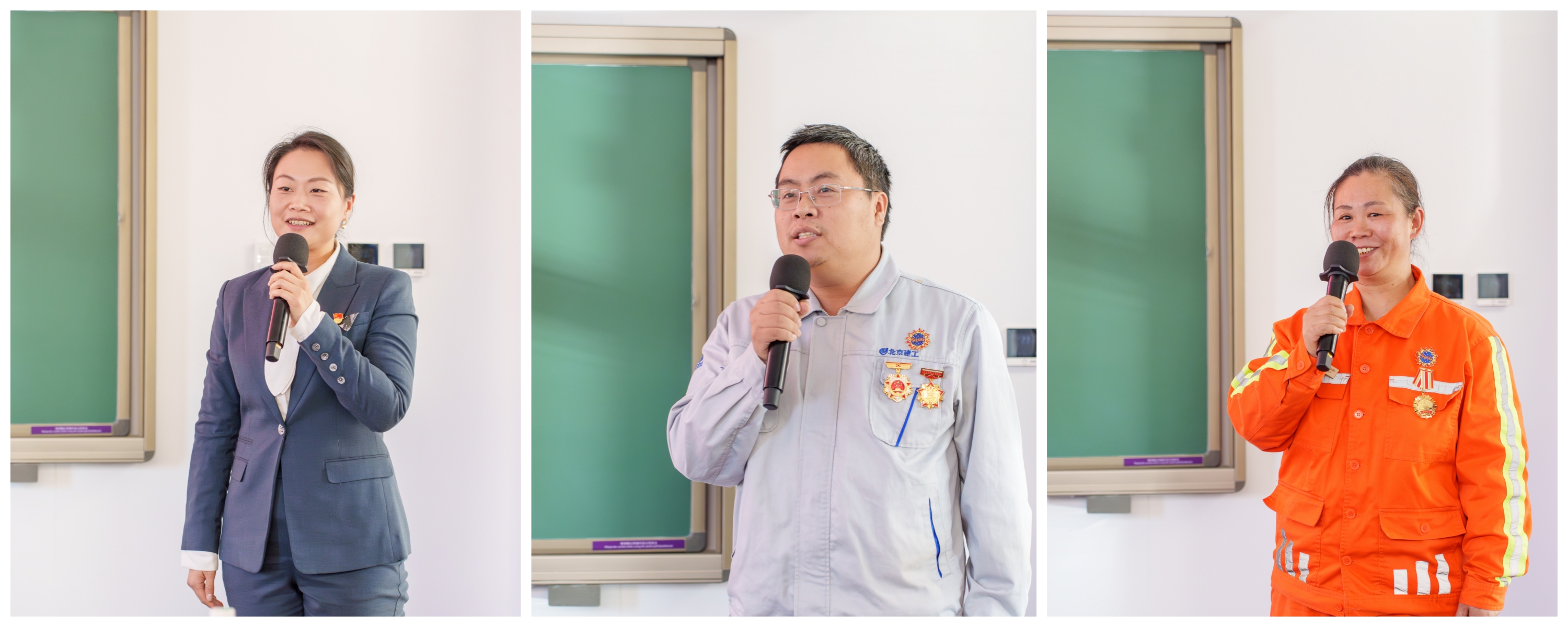 20231222-国家卓越工程师学院“卓越工程师讲师团”成立“讲工程故事 展卓越风采”主题宣讲同期举行-张兆基-王欣、苏中帅、张建娜(从左至右)作宣讲.jpg