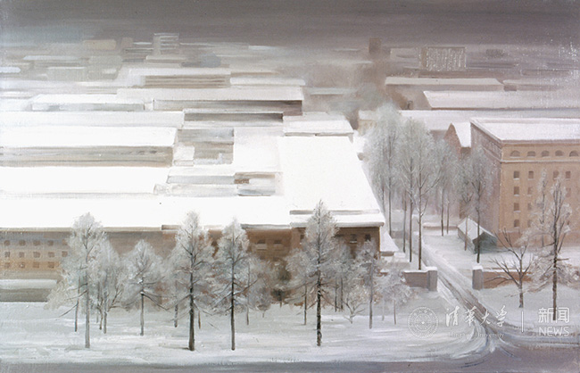 钟蜀???城市的雪 布面油彩a??5.5×100.4cma??991.jpg