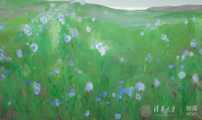 钟蜀???胡蔴花开 150cm×250cm 布面油彩 2017.jpg